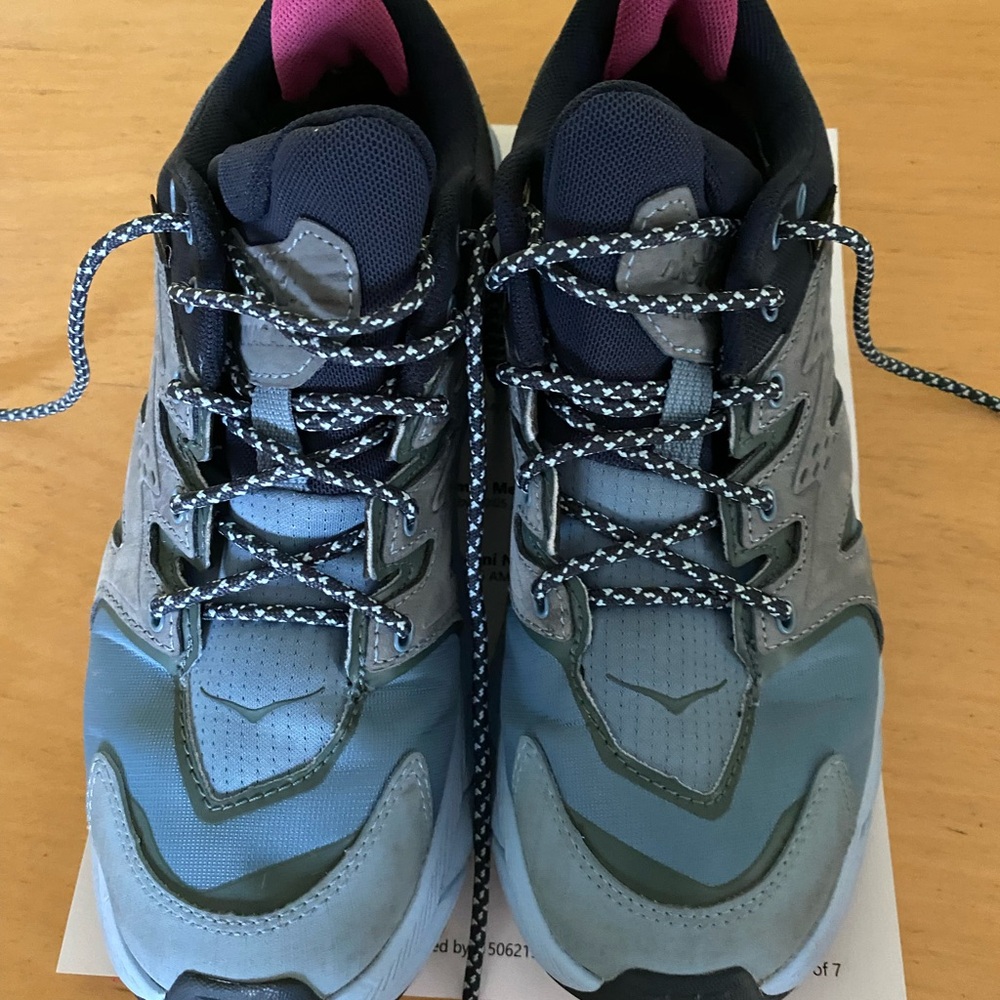 Hoka Athletic Shoes - Blue and Gray